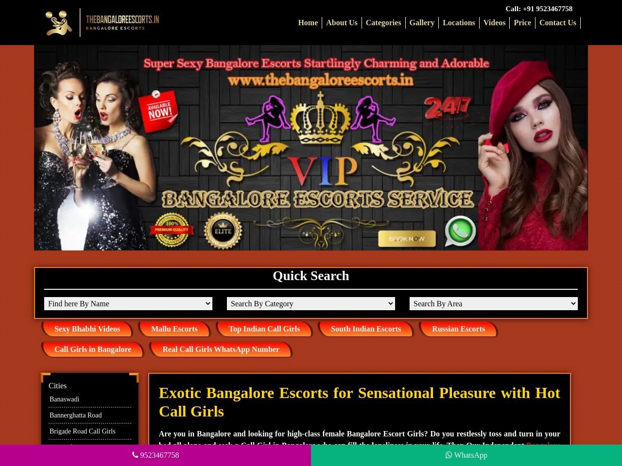 The Bangalore Escorts